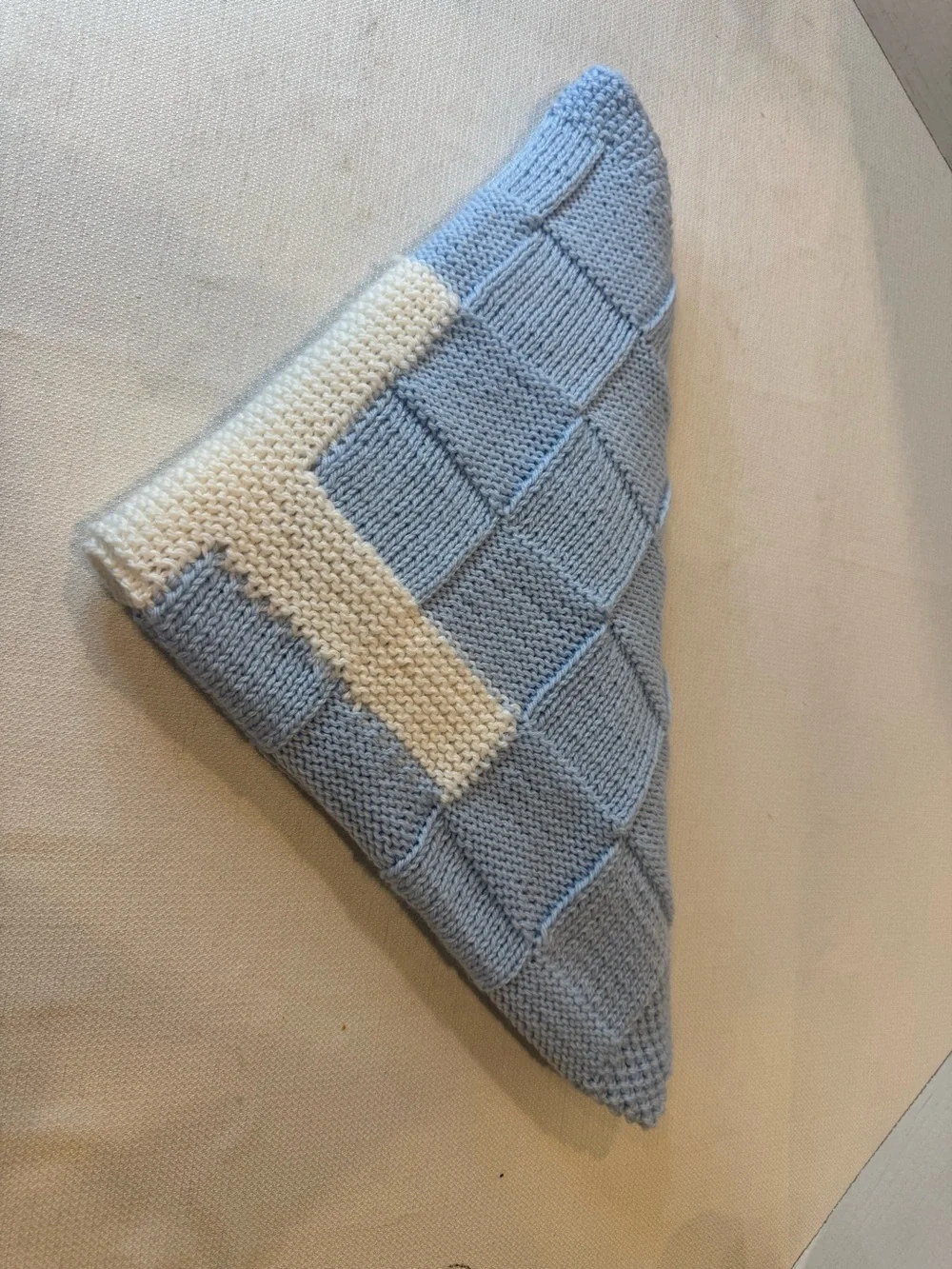 Homemade hand knit